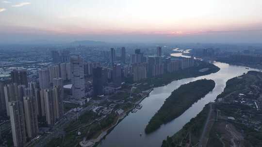 中国广东省佛山市佛山新城夜景
