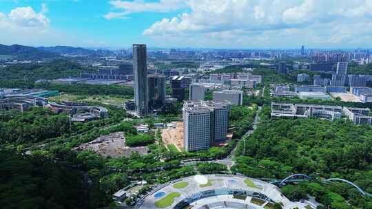 广东黄埔科学城周边航拍