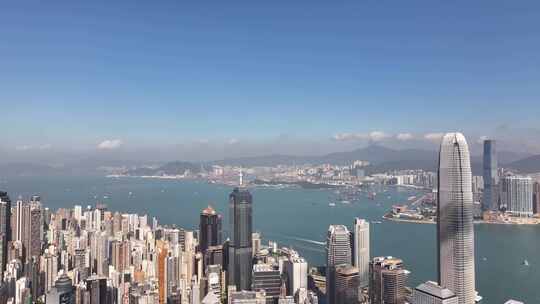 香港国际金融中心大厦航拍