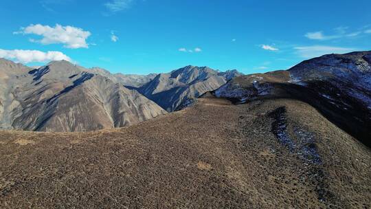 航拍高原山川大地