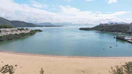 愉景湾空镜沙滩