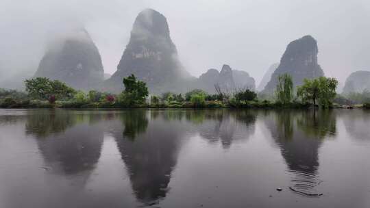 桂林山水倒影 意境山水