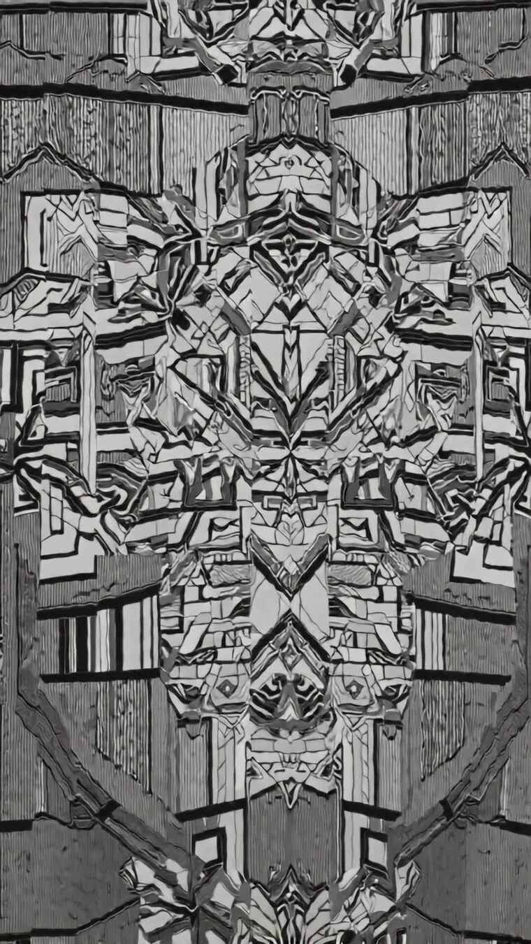 黑白几何图案背景素材