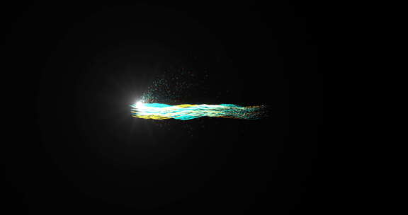 粒子光线路径动画
