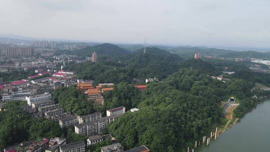 湖南益阳城市宣传片地标建筑航拍