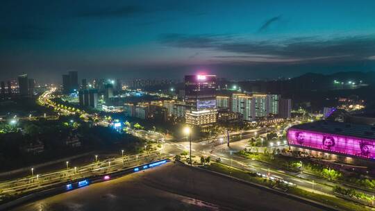 青岛东方影都夜景