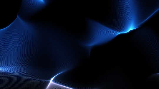 蓝色波浪抽象背景4K尺寸