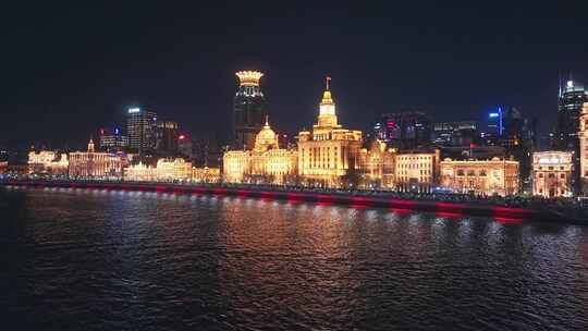 上海 外滩夜景  历史建筑