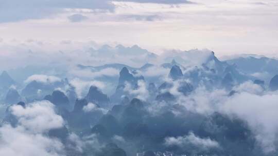 山水山峰山脉意境风景