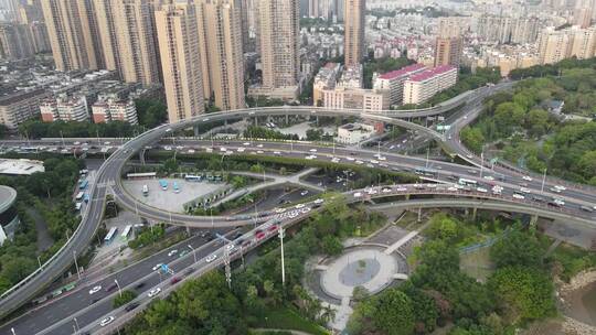 福建福州城市风光地标建筑航拍