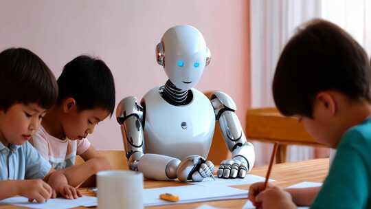 人工智能机器人应用场景机器人教学辅助学生