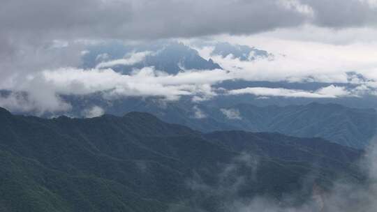 美丽中国河南伏牛山老界岭自然风光