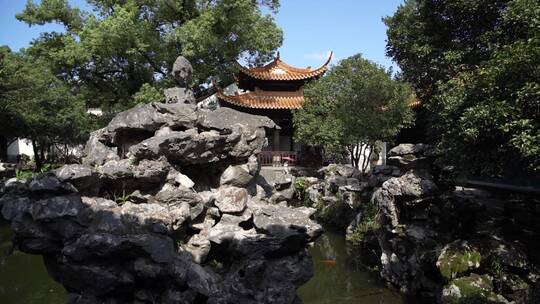 杭州西湖景区文澜阁风景