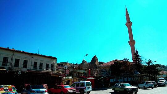 土耳其小镇格雷梅视频素材模板下载