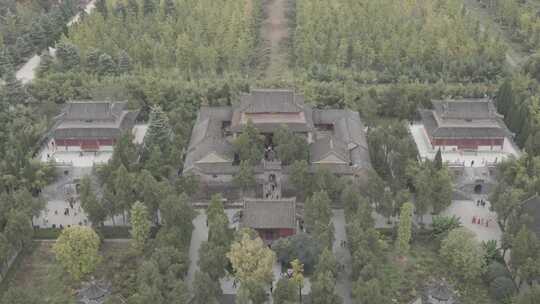 河南洛阳白马寺航拍