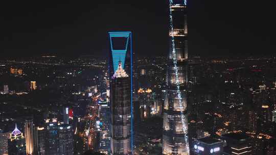 上海陆家嘴夜景