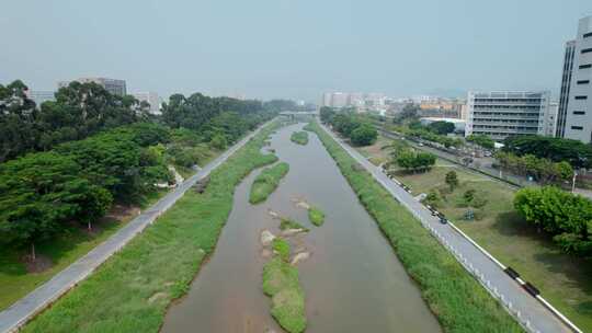 深圳光明区茅洲河近景