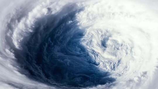 飓风眼特写、飓风旋涡镜头组