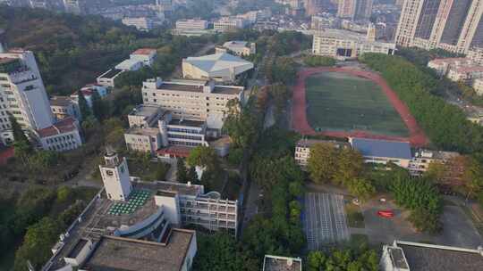 航拍福建莆田学院视频素材模板下载