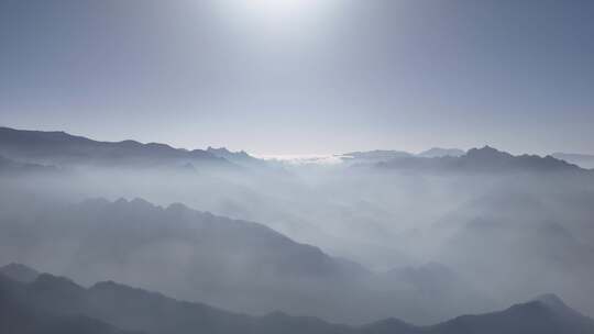 秦岭山脉秋季风景