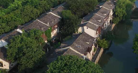 杭州拱墅区小河直街历史街区江南民居