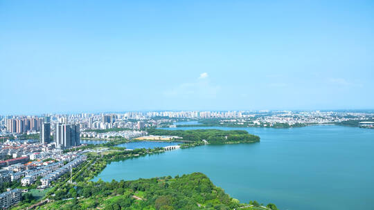 岳阳航拍岳阳楼城市建筑风光岳阳市宣传片