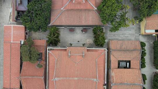 大气 航拍 福建 泉州 西街 东西塔 开元寺