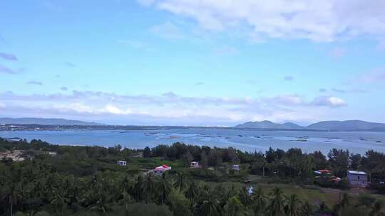 海南海岸线海边风景航拍