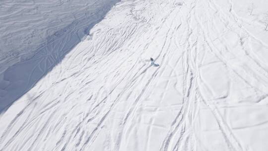 新疆滑雪4K航拍