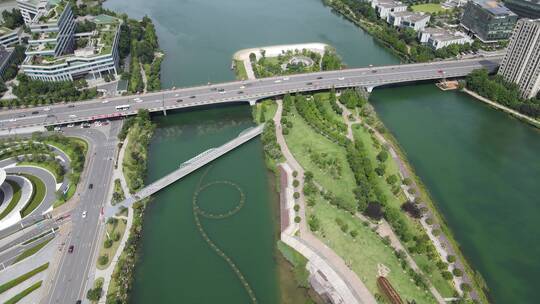 航拍湖南长沙城市宣传片地标建筑