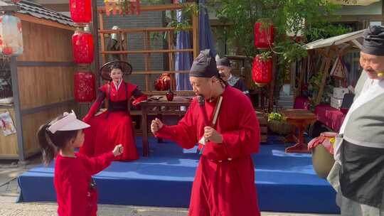 景区古装NPC互动游戏演艺1