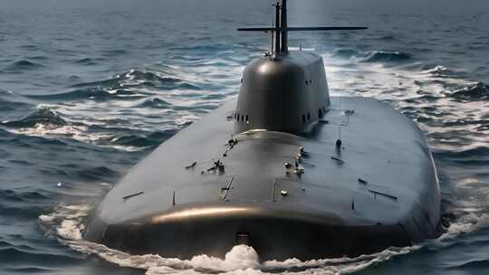 核动力潜艇视频素材模板下载