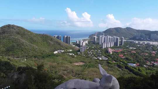 海南三亚一见钟情鹿回头风景区