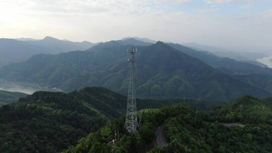 航拍自然风光山川河流