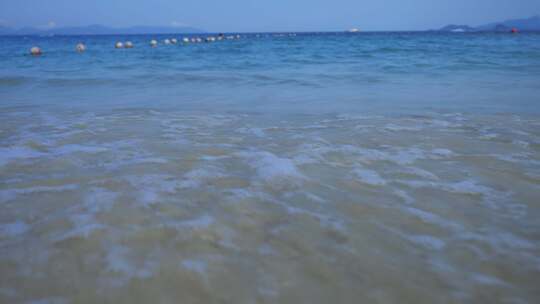 海滩沙滩海边大梅沙海浪深圳海滨3341