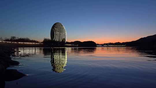 北京日出东方酒店夜景