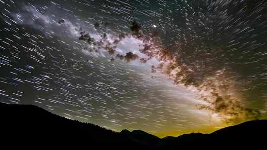 4k星空银河夜空繁星宇宙