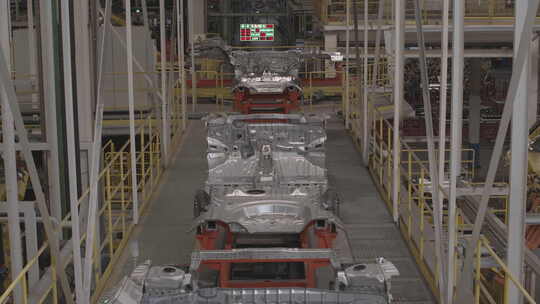 广西柳州新宝骏工厂车身车间车架