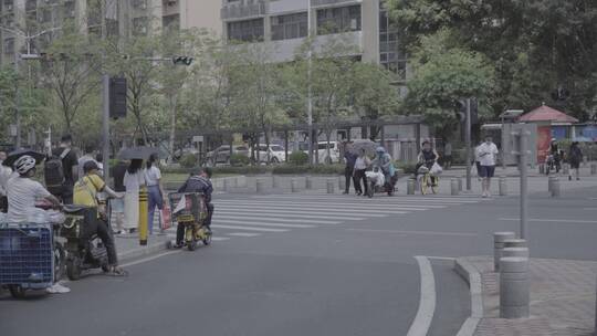 行人过马路4k