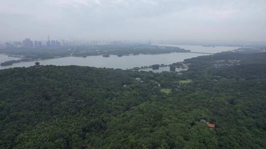 江苏无锡太湖鼋头渚风景区航拍视频素材模板下载