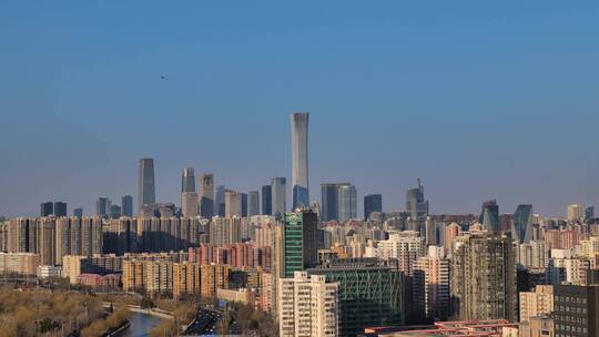 北京城市建筑推镜头