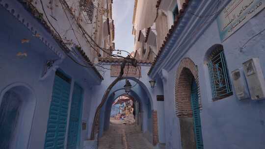 蓝色，独特，Chefchaouen，探索