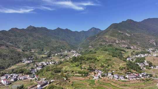 陕西安康云海梯田风光