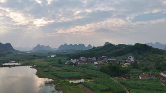 柳州市柳城县农村航拍