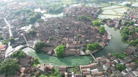 广东肇庆市黎槎村八卦村