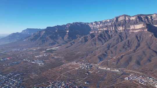 冬日大山 太行山脉