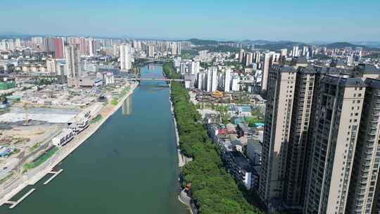 江西宜春建设宜春大景航拍