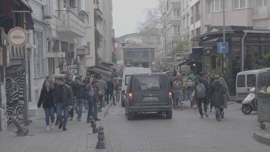 土耳其街头行人视频素材模板下载
