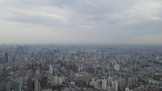 上海虹口区海伦路全景4K航拍