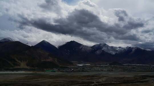 西藏雪山延时加速